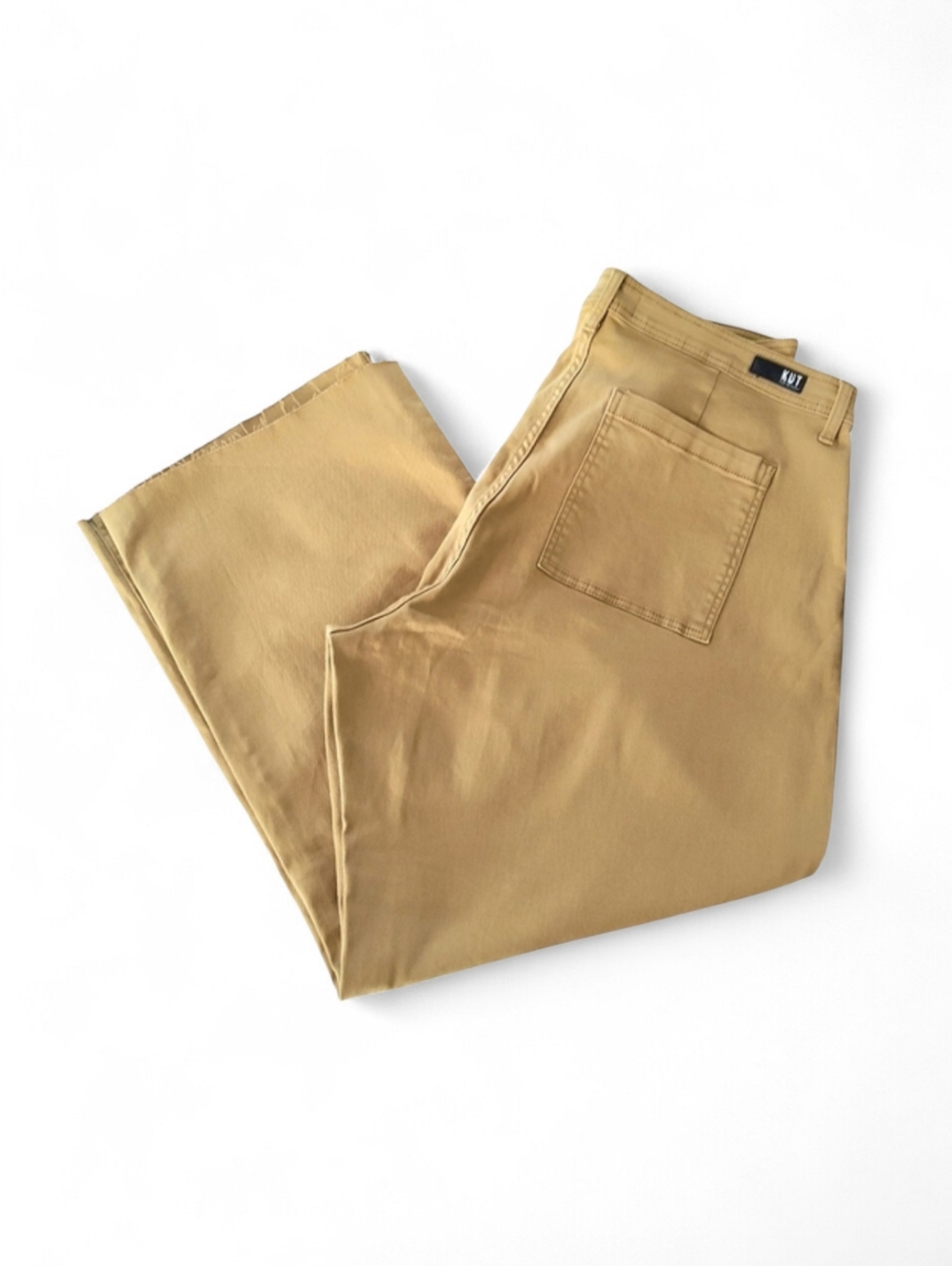 Kut from the Kloth Katy Jean Hi-Rise Wide Leg Women's Size 16W- Brown